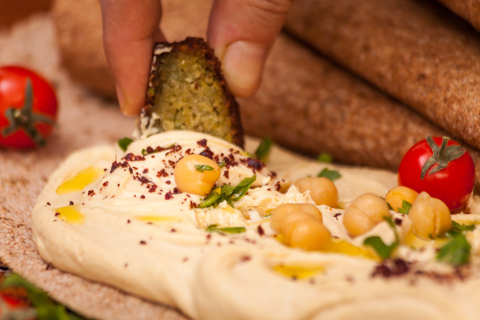 Hummus and Falafel