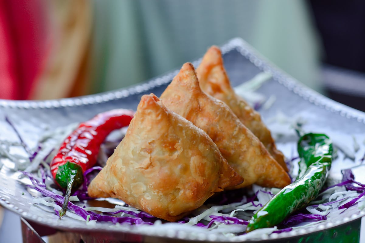 Delicious Fried Pie in Close-up Shot